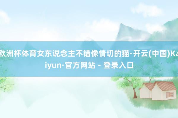欧洲杯体育女东说念主不错像情切的猫-开云(中国)Kaiyun·官方网站 - 登录入口