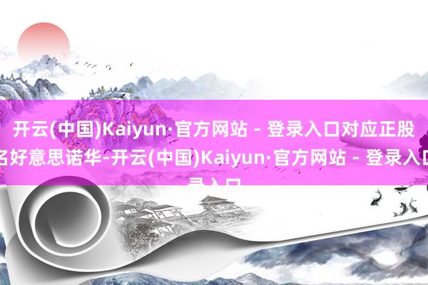 开云(中国)Kaiyun·官方网站 - 登录入口对应正股名好意思诺华-开云(中国)Kaiyun·官方网站 - 登录入口